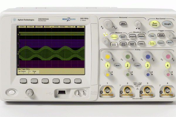 DSO5034A 5000 Series Oscilloscope: 300 MHz, 4 Channels