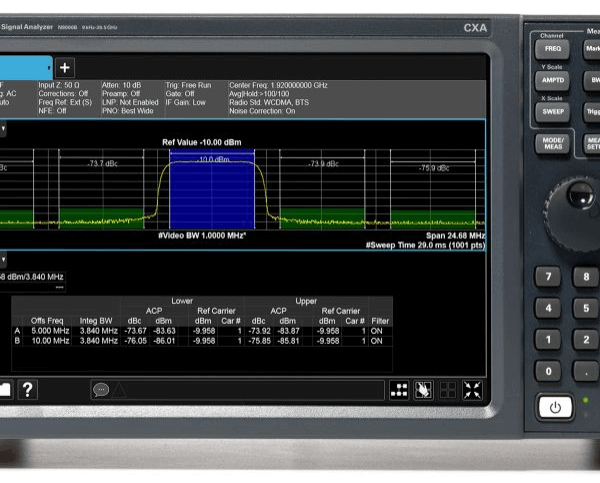 Keysight (formerly Agilent T&M) N9000B-507-B25- CR3-EDP-EMC-EP4-ESC-FSA-P07-PFR-T06 CXA Signal Analyzer, Multi-touch, 9 KHz To 7.5 GHz – Windows7